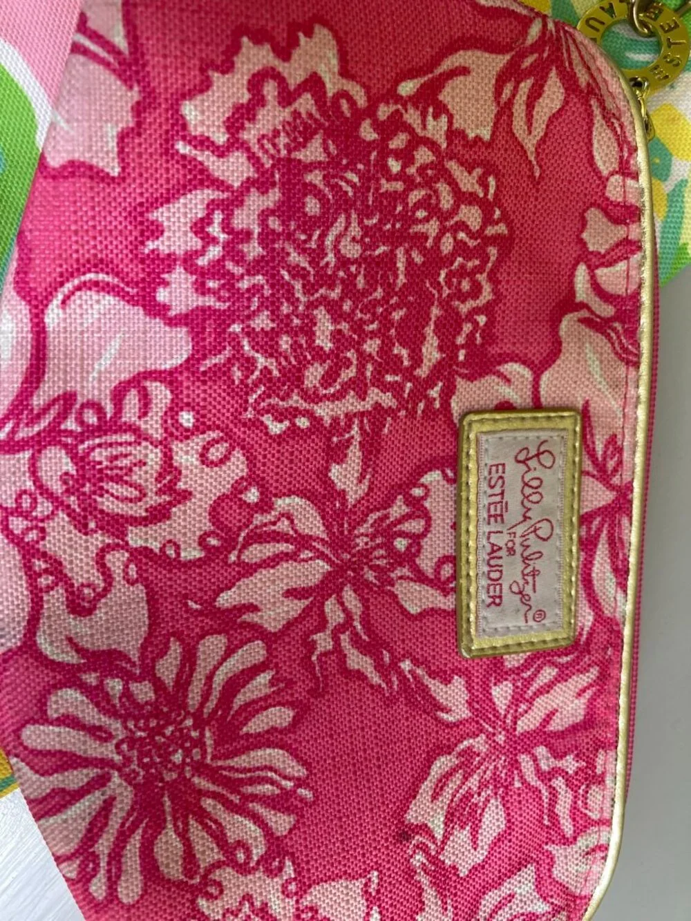 Lilly Pulitzer Beach Bag Pool Bag with Zipper Pouch